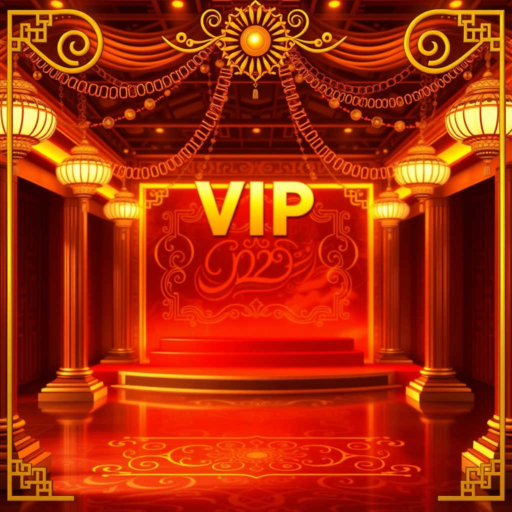 VIP golden aesthetic background
